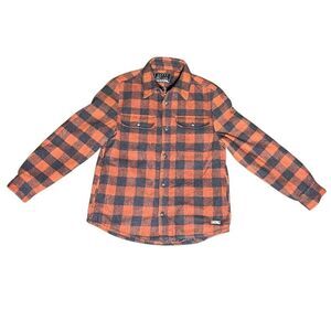 Jachs New York Men's Plaid Wool Blend Shirt Jacket Multicolor